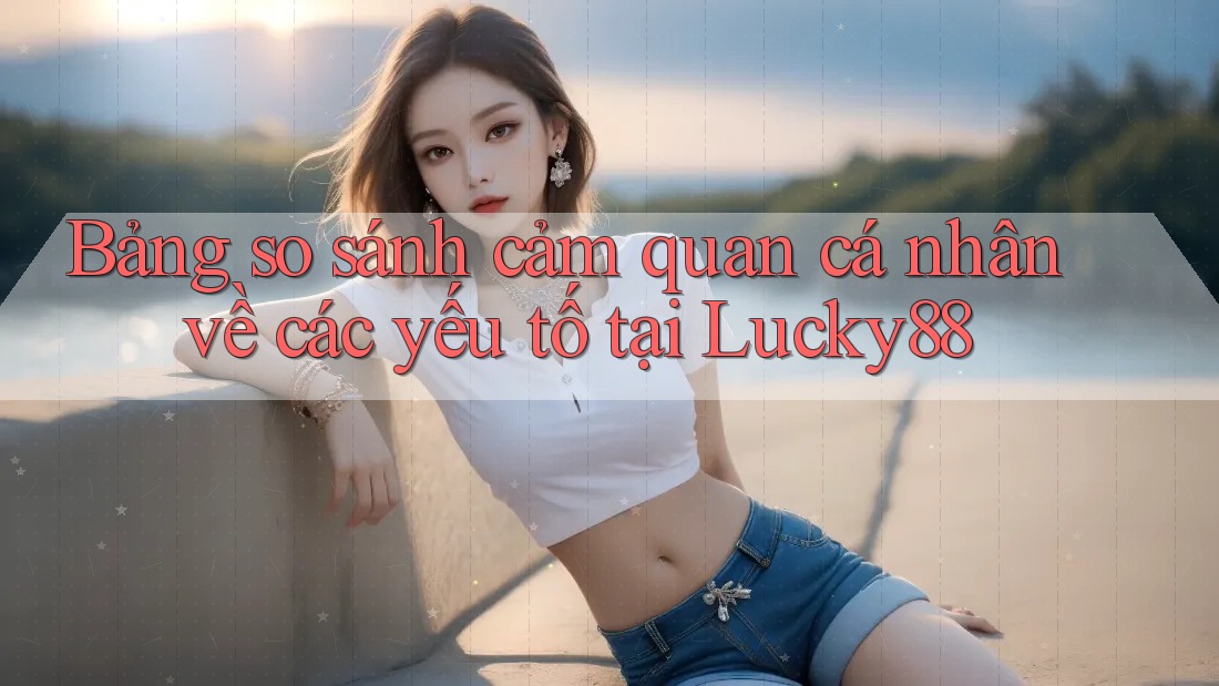 Bảng so sánh cảm quan cá nhân về các yếu tố tại Lucky88