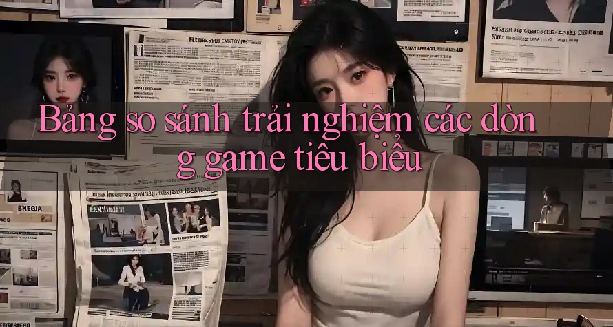 Bảng so sánh trải nghiệm các dòng game tiêu biểu