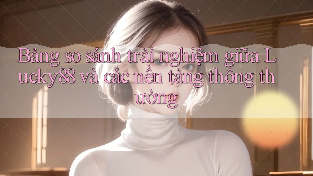 Bảng so sánh trải nghiệm giữa Lucky88 và các nền tảng thông thường