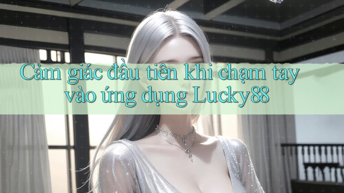 Cảm giác đầu tiên khi chạm tay vào ứng dụng Lucky88