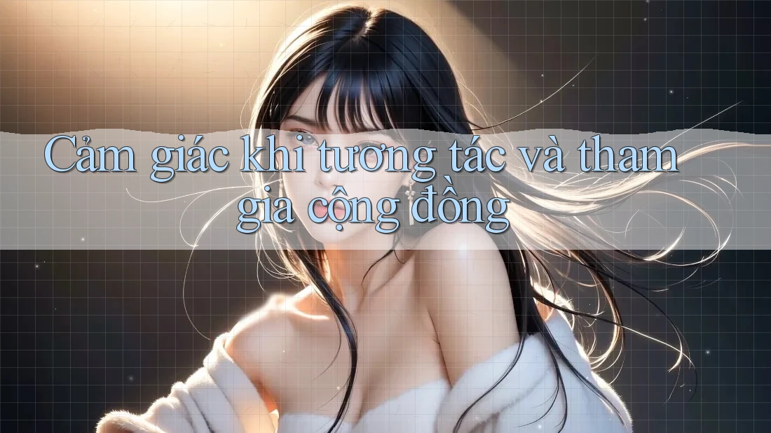 Cảm giác khi tương tác và tham gia cộng đồng