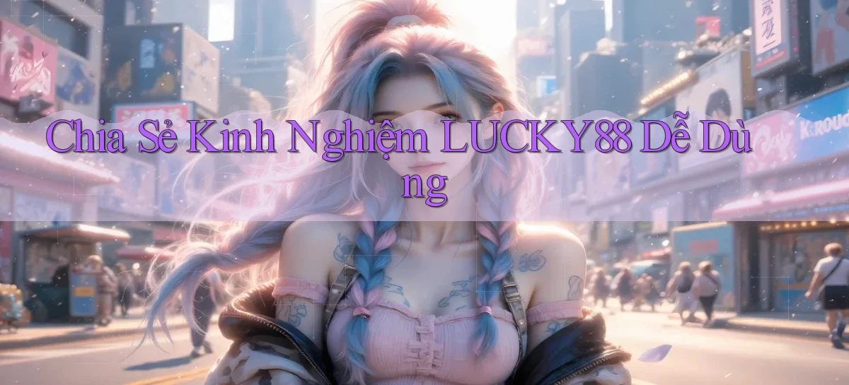 chia sẻ kinh nghiệm lucky88 dễ dùng