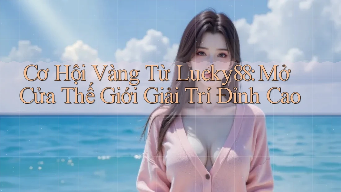 Cơ Hội Vàng Từ Lucky88: Mở Cửa Thế Giới Giải Trí Đỉnh Cao Cơ Hội Vàng Từ Lucky88: Mở Cửa Thế Giới Giải Trí Đỉnh Cao