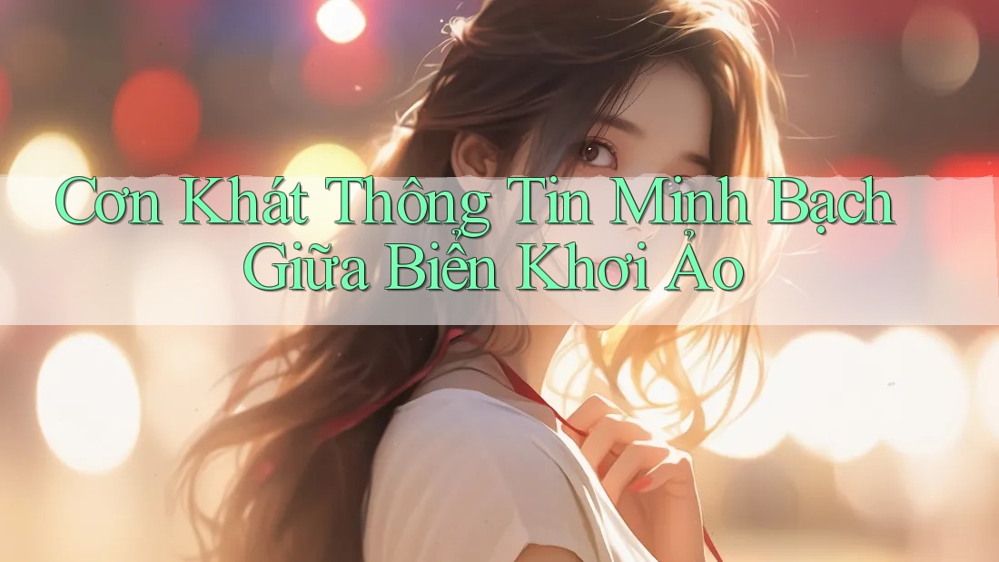 Cơn Khát Thông Tin Minh Bạch Giữa Biển Khơi Ảo