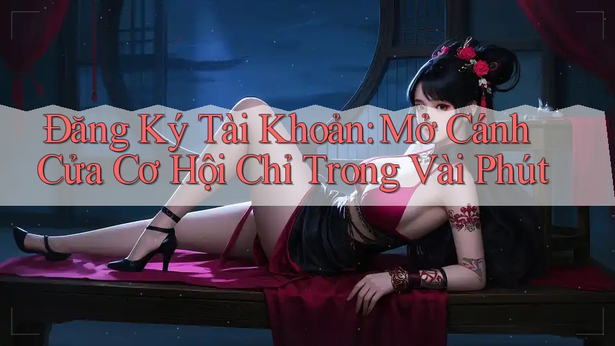 Đăng Ký Tài Khoản: Mở Cánh Cửa Cơ Hội Chỉ Trong Vài Phút