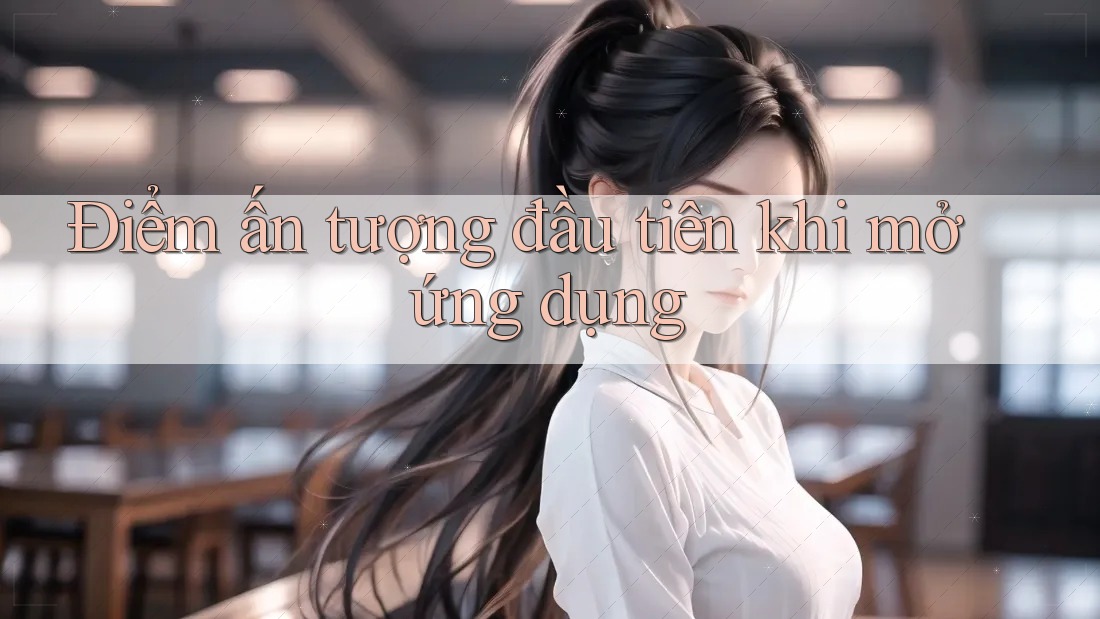 Điểm ấn tượng đầu tiên khi mở ứng dụng