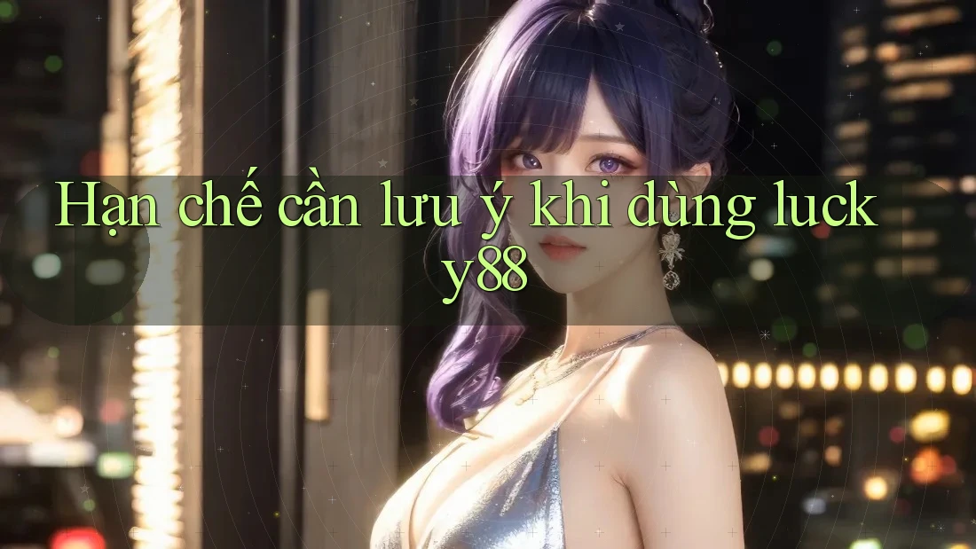 Hạn chế cần lưu ý khi dùng lucky88