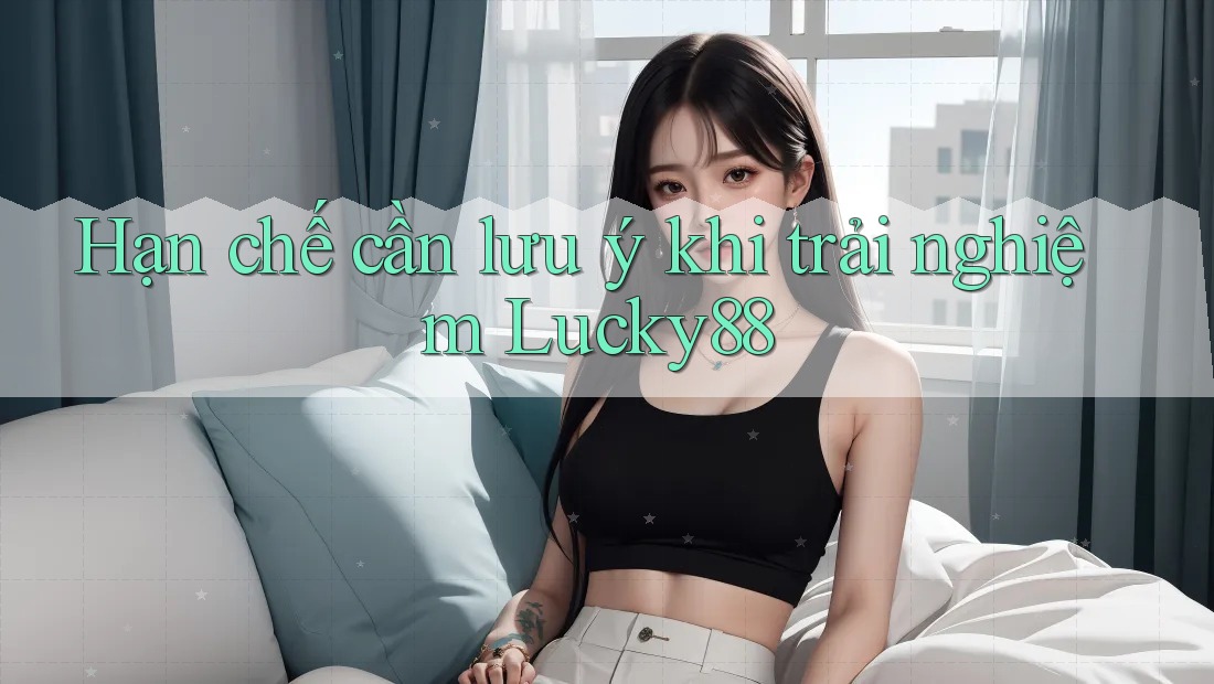 Hạn chế cần lưu ý khi trải nghiệm Lucky88