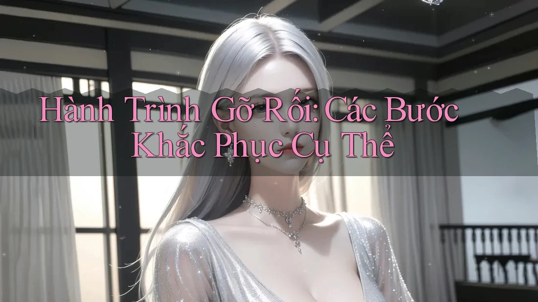 Hành Trình Gỡ Rối: Các Bước Khắc Phục Cụ Thể