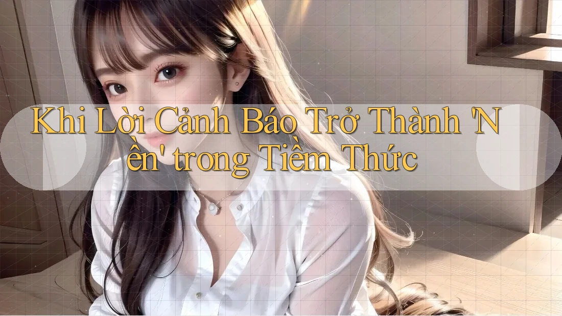 Khi Lời Cảnh Báo Trở Thành 'Nền' trong Tiềm Thức
