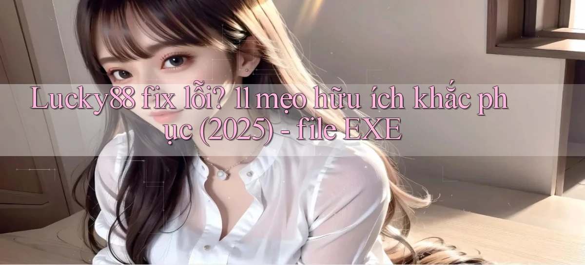 Lucky88 fix lỗi 11 mẹo hữu ích khắc phục (2025)   file EXE