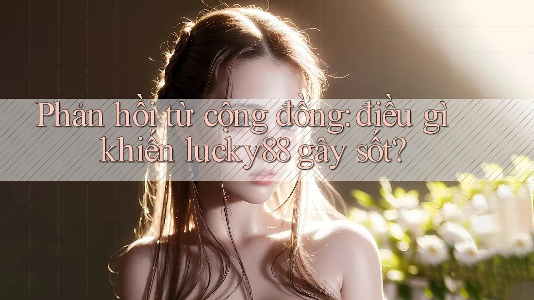 Phản hồi từ cộng đồng: điều gì khiến lucky88 gây sốt?