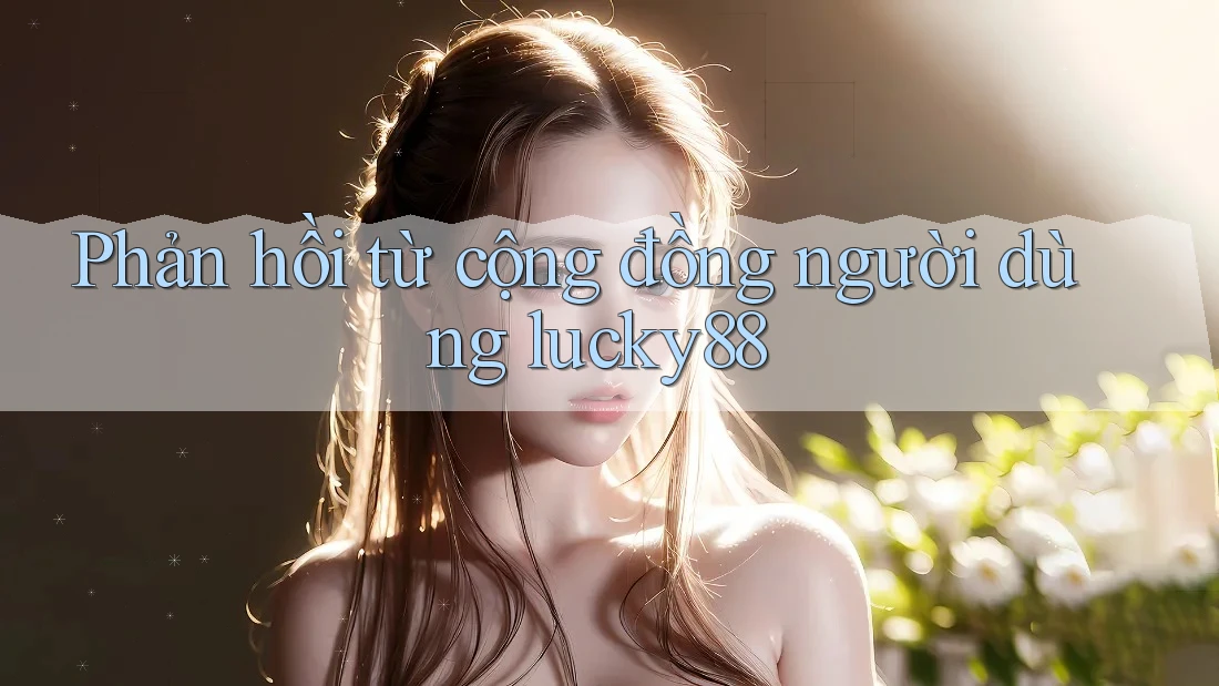 Phản hồi từ cộng đồng người dùng lucky88