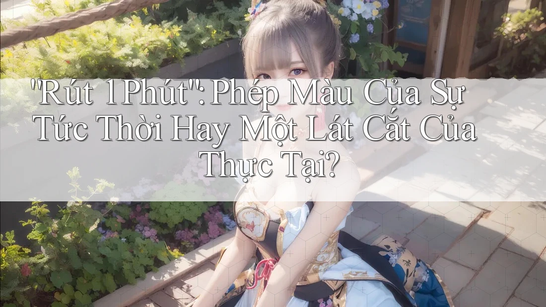 “Rút 1 Phút”: Phép Màu Của Sự Tức Thời Hay Một Lát Cắt Của Thực Tại?