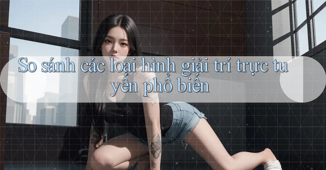 So sánh các loại hình giải trí trực tuyến phổ biến