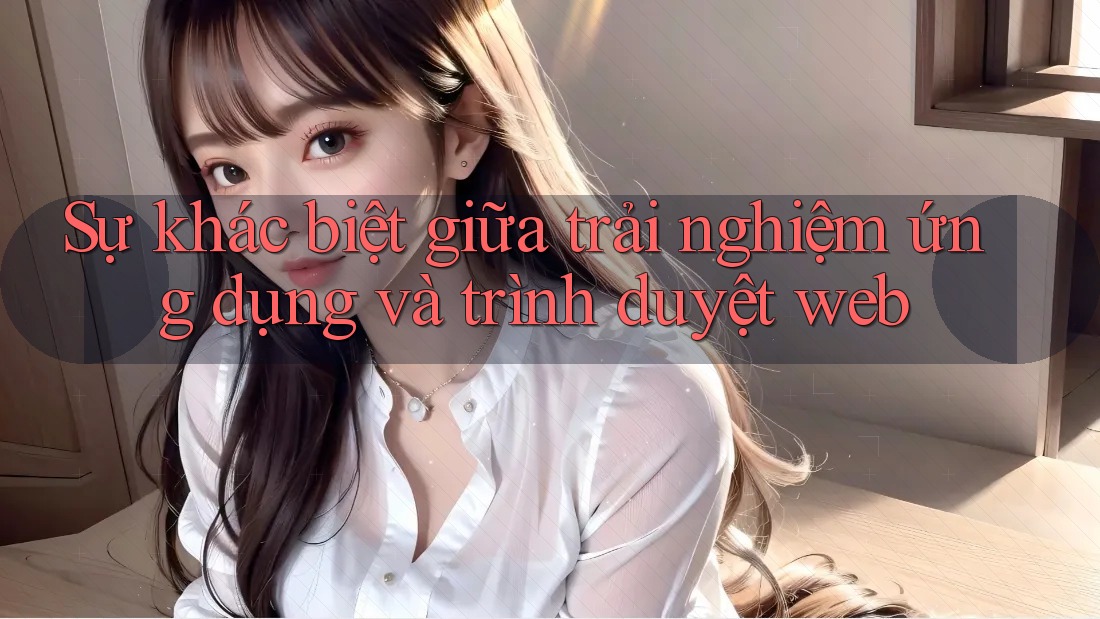 Sự khác biệt giữa trải nghiệm ứng dụng và trình duyệt web