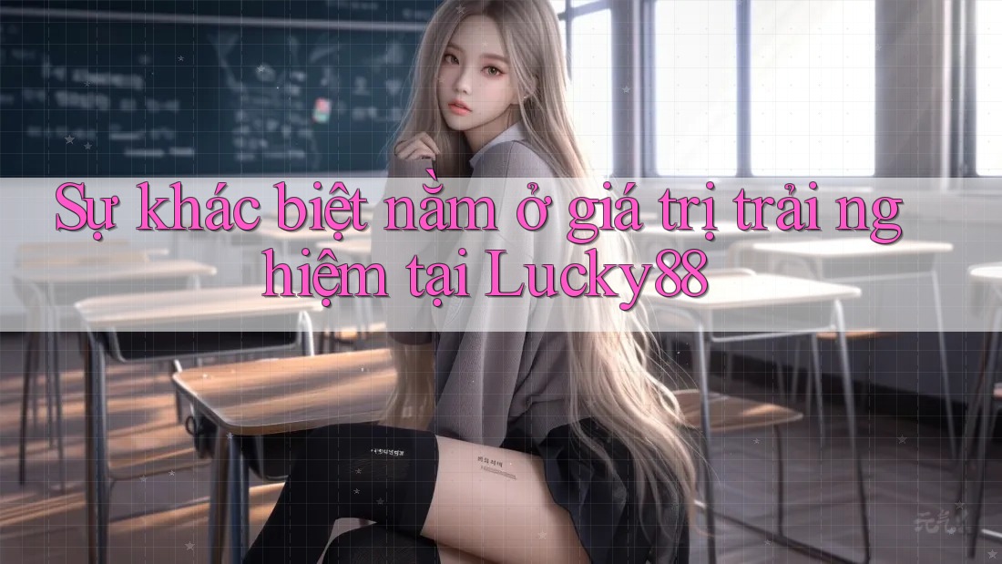 Sự khác biệt nằm ở giá trị trải nghiệm tại Lucky88