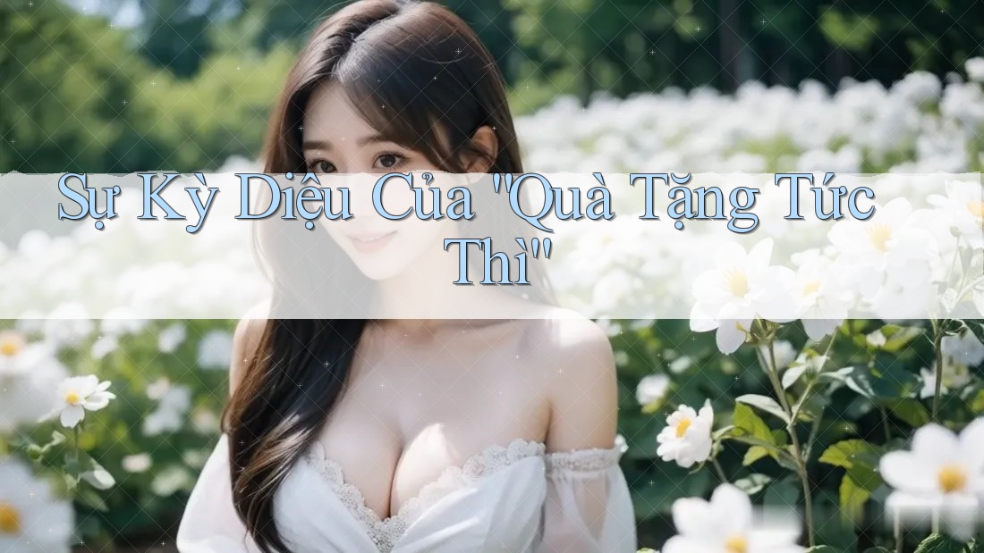 Sự Kỳ Diệu Của “Quà Tặng Tức Thì”