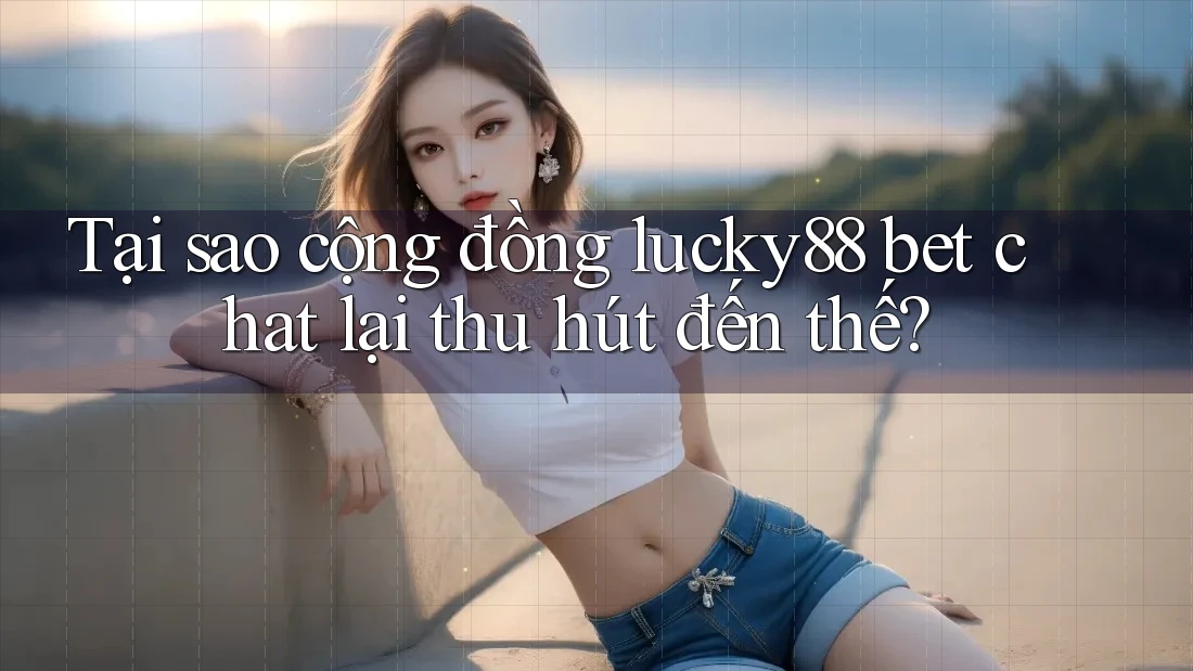 Tại sao cộng đồng lucky88 bet chat lại thu hút đến thế?