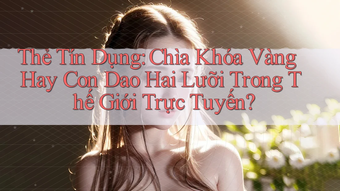 Thẻ Tín Dụng: Chìa Khóa Vàng Hay Con Dao Hai Lưỡi Trong Thế Giới Trực Tuyến?