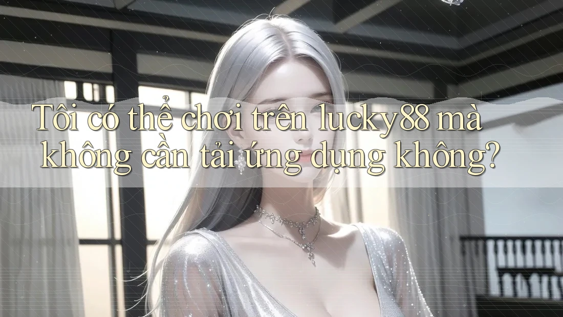 Tôi có thể chơi trên lucky88 mà không cần tải ứng dụng không?