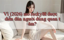 Vì (2026) sao lucky88 được diễn đàn người dùng quan tâm