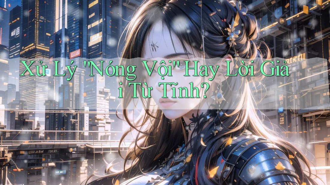 Xử Lý “Nóng Vội” Hay Lời Giải Từ Tĩnh?